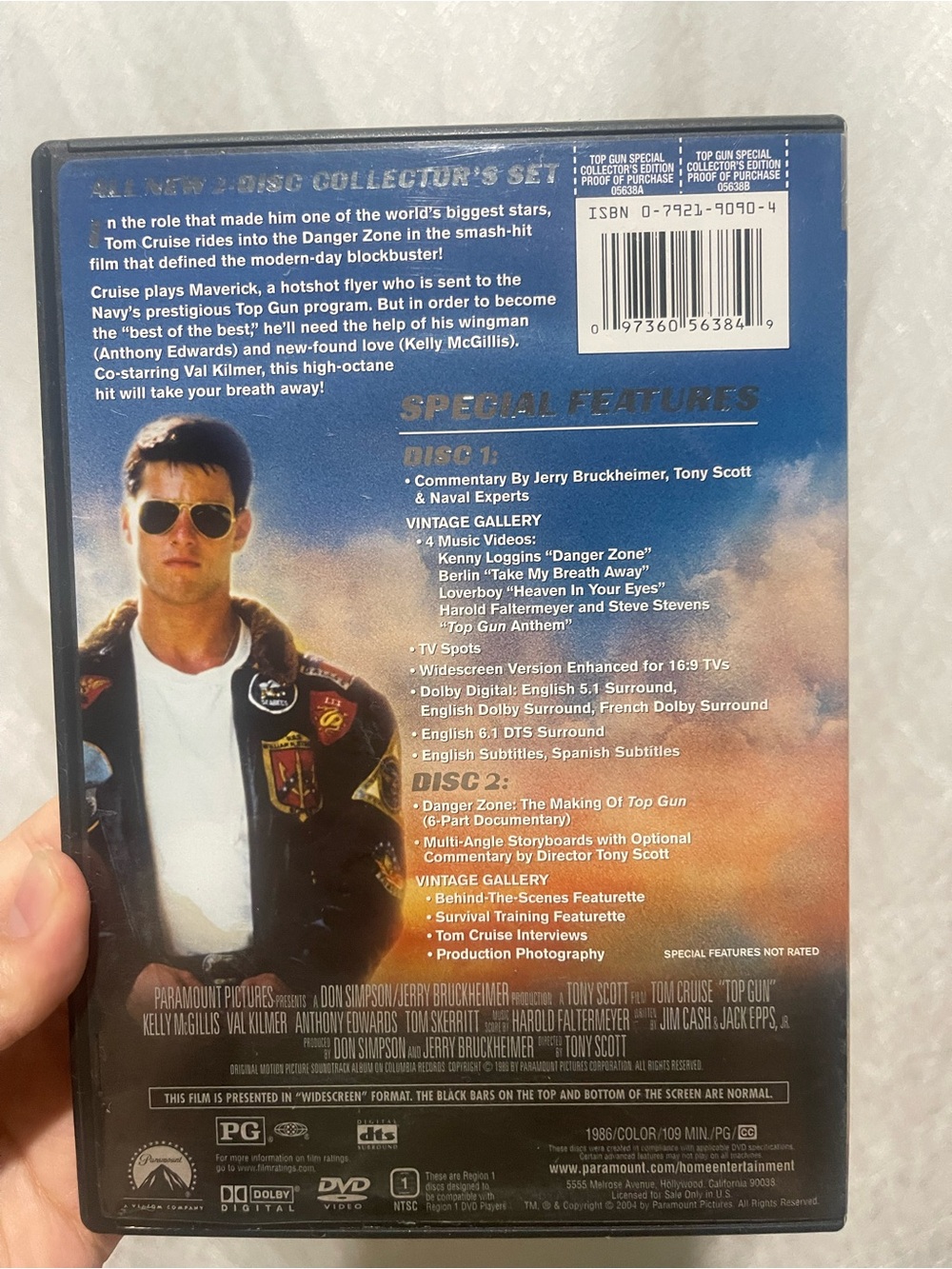Top Gun (Widescreen Special Collector's Edition) Tom Cruise - Picture 2 of 4